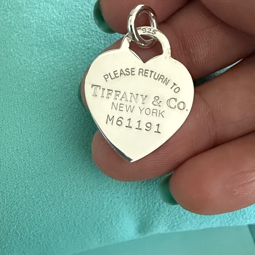 Large Size Please Return To Tiffany & Co. Pendant Charm - 
FINAL PRICE